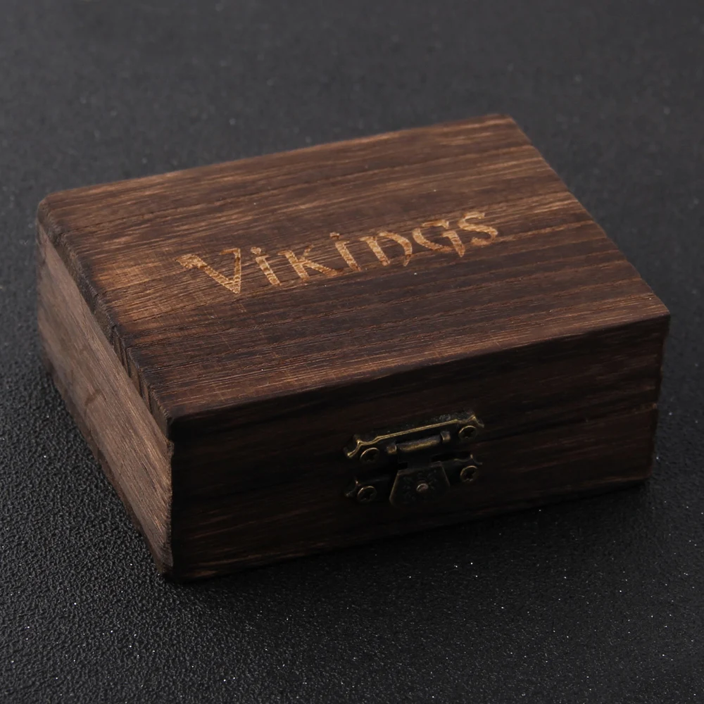 Stainless Steel Nordic Viking Norse Raven Bracelet Men Wristband Cuff Bracelets with viking wooden box Stainless Steel Nordic Viking Norse Raven Bracelet Men Wristband Cuff Bracelets with viking wooden box