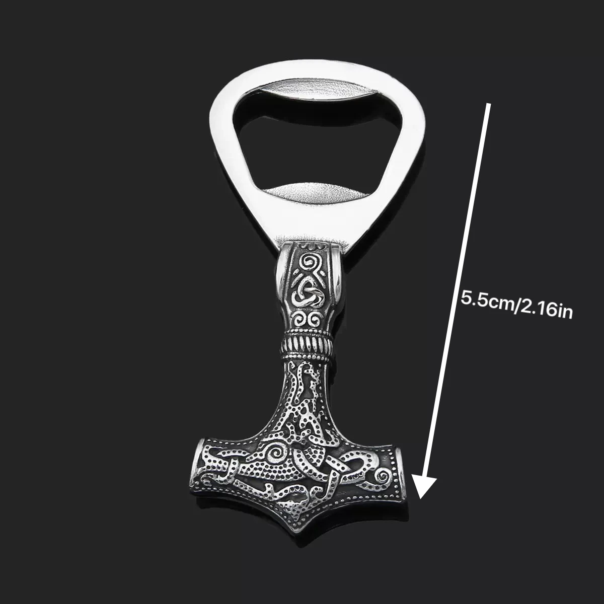 Viking pirate vintage cast beer bottle opener, Thor’s hammer titanium bottle opener Viking pirate vintage cast beer bottle opener, Thor's hammer titanium bottle opener