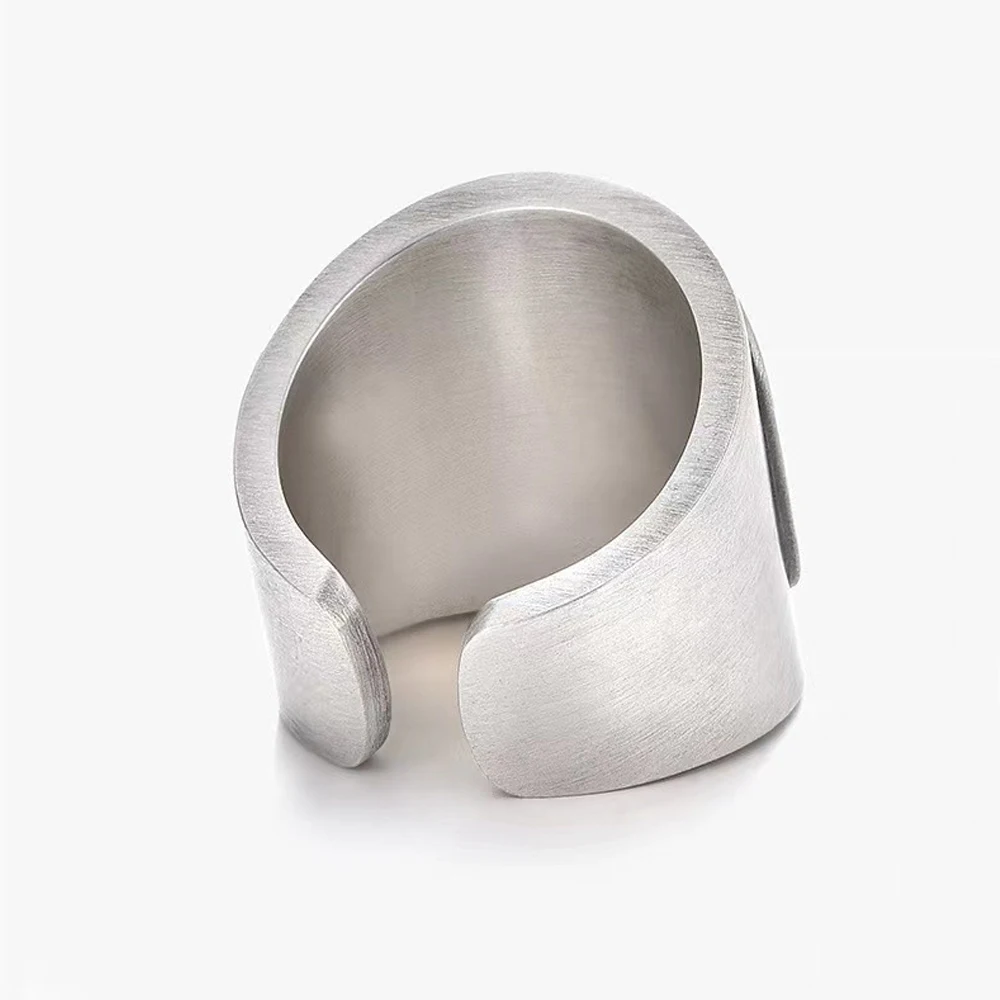 Ancient Egypt Thai Silver Open Ring Vintage Mythology Death Anubis Horus Rings for Men Totem Amulet Jewelry Christmas Gift