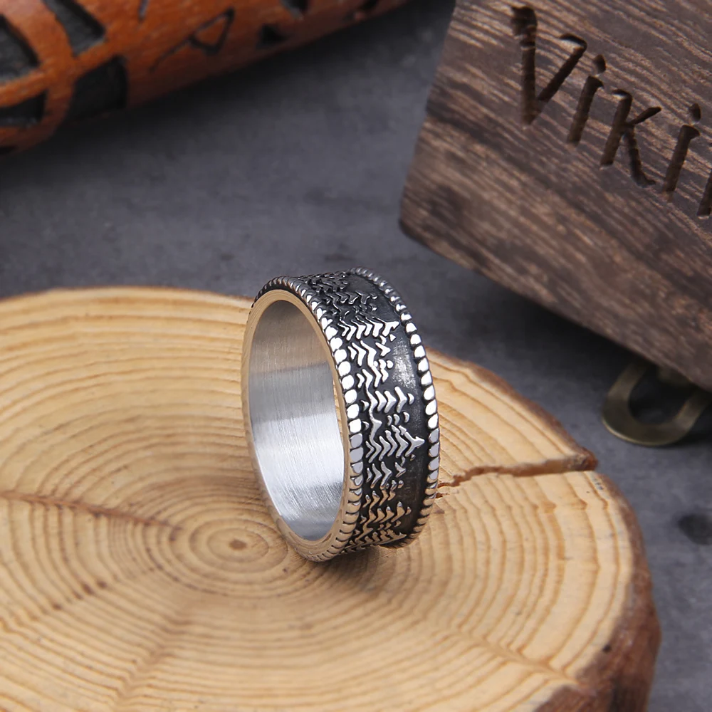 Vintage stainless steel Finger Ring Vintage Forest Tree Punk Stackable Geometric For Women Girl Jewelry Gift Dropship Wholesale Vintage stainless steel Finger Ring Vintage Forest Tree Punk Stackable Geometric For Women Girl Jewelry Gift Dropship Wholesale
