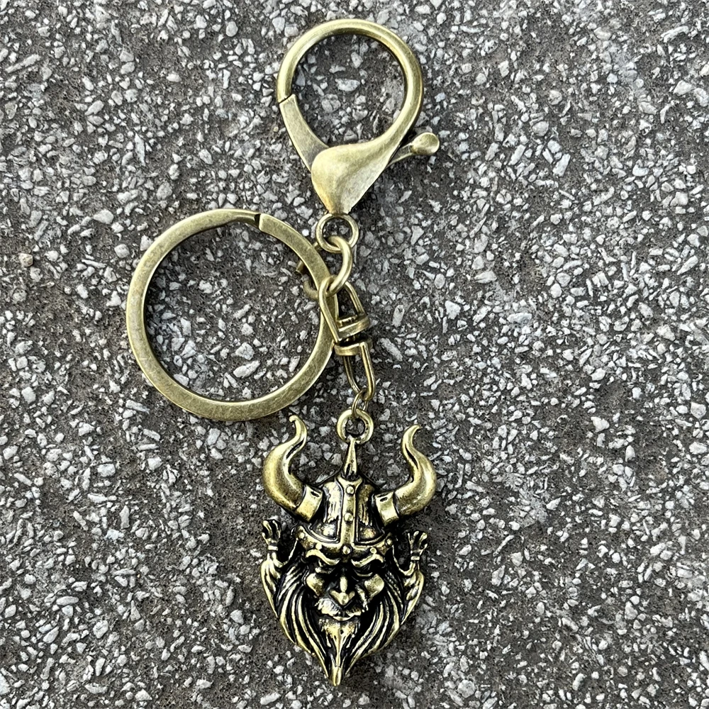 Vintage Odin Key Ring Norse Viking Bag Charm Accessories Keychain For Man Woman Gift Vintage Odin Key Ring Norse Viking Bag Charm Accessories Keychain For Man Woman Gift