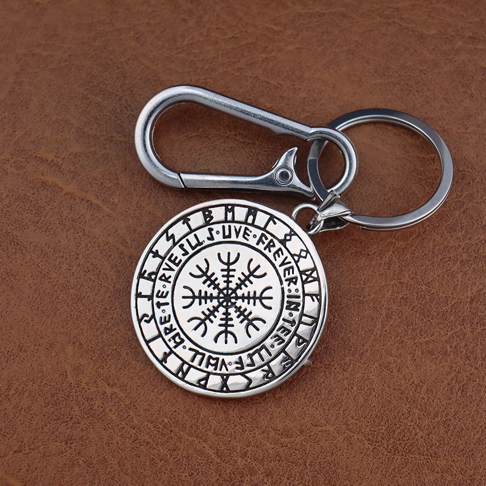 Vintage Viking Raven Keychain for Men Stainless Steel Nordic Odin Rune Compass Car Keyring Women Jewelry Accessories Wholesale Vintage Viking Raven Keychain for Men Stainless Steel Nordic Odin Rune Compass Car Keyring Women Jewelry Accessories Wholesale