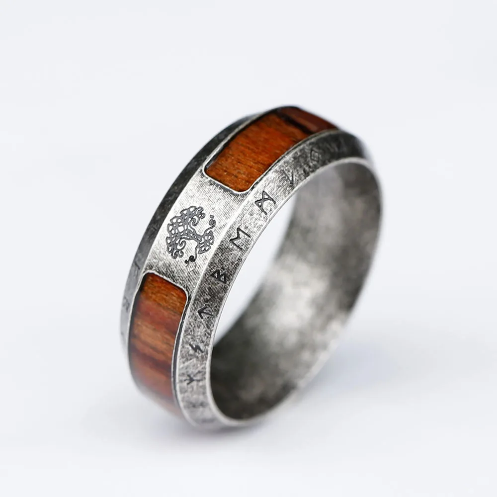 2023 NEW Vintage Men Stainless Steel Viking Tree Of life Ring Unique Man Amulet Personality Gift Jewelry free shipping 2023 NEW Vintage Men Stainless Steel Viking Tree Of life Ring Unique Man Amulet Personality Gift Jewelry free shipping