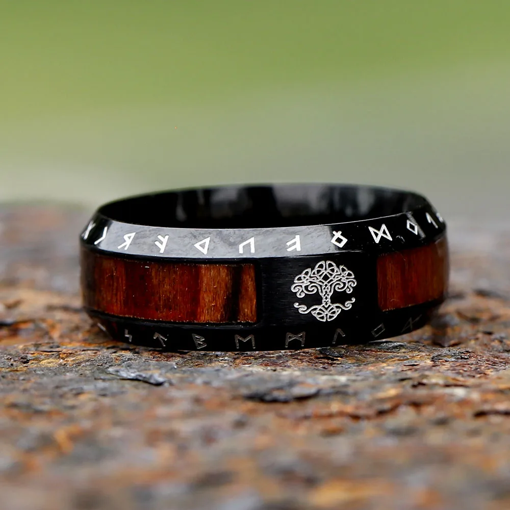 2023 NEW Vintage Men Stainless Steel Viking Tree Of life Ring Unique Man Amulet Personality Gift Jewelry free shipping 2023 NEW Vintage Men Stainless Steel Viking Tree Of life Ring Unique Man Amulet Personality Gift Jewelry free shipping