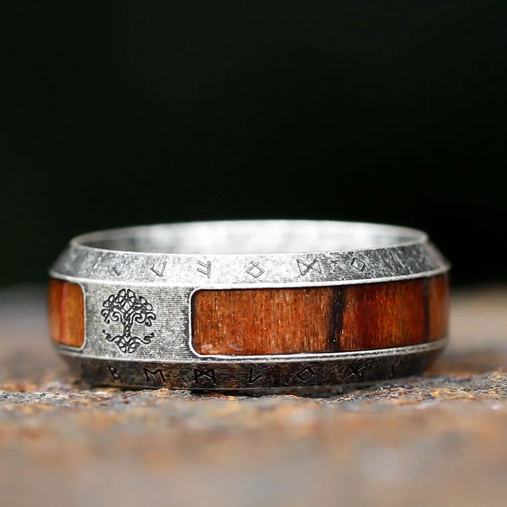 2023 NEW Vintage Men Stainless Steel Viking Tree Of life Ring Unique Man Amulet Personality Gift Jewelry free shipping 2023 NEW Vintage Men Stainless Steel Viking Tree Of life Ring Unique Man Amulet Personality Gift Jewelry free shipping
