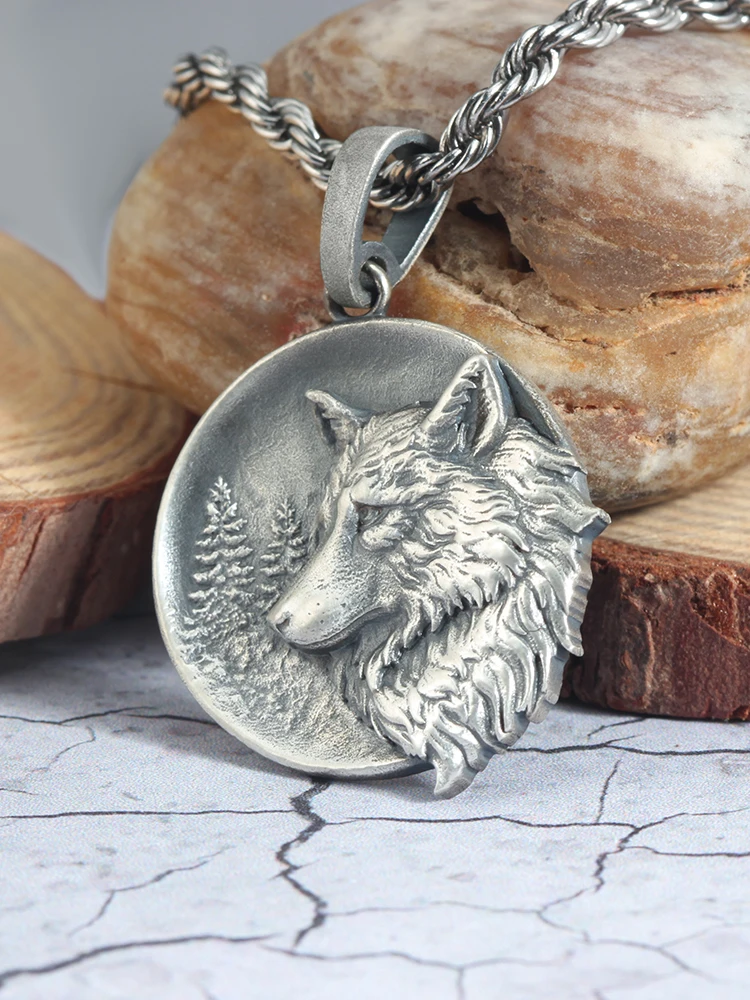 The Wolf And The Forest Pendant Unity Brave Show Leader Temperament