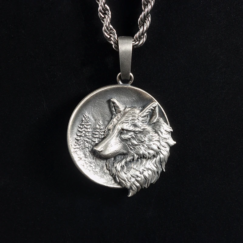 The Wolf And The Forest Pendant Unity Brave Show Leader Temperament