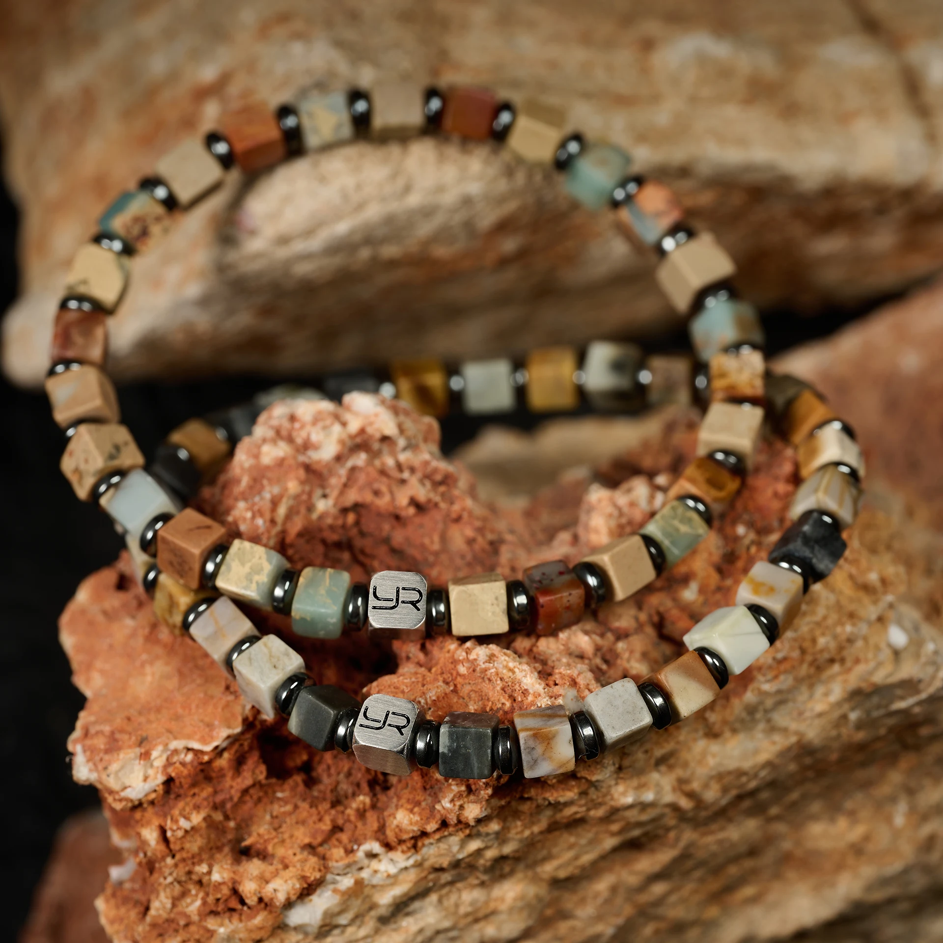 YOUNG&RICH Natural Shoushan Stone Beads Bracelet 4mm, Retro Bohemian Style Boutique Unisex Fashion Bracelet YOUNG&RICH Natural Shoushan Stone Beads Bracelet 4mm, Retro Bohemian Style Boutique Unisex Fashion Bracelet