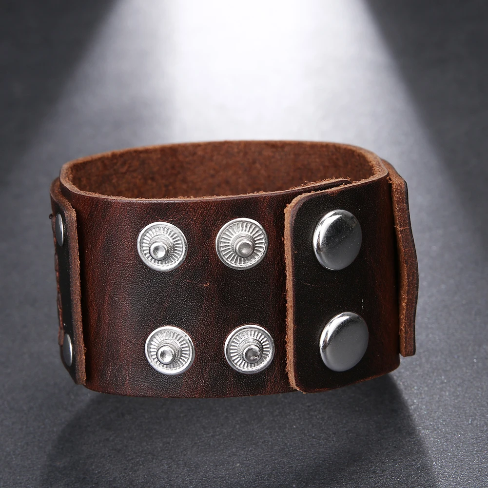 2025 Trend Jewelry Vintage Hand Woven Multilayer Leather Bracelet Cuff Wide Leather Men’s Bracelet Pulsera Hombre 2025 Trend Jewelry Vintage Hand Woven Multilayer Leather Bracelet Cuff Wide Leather Men's Bracelet Pulsera Hombre