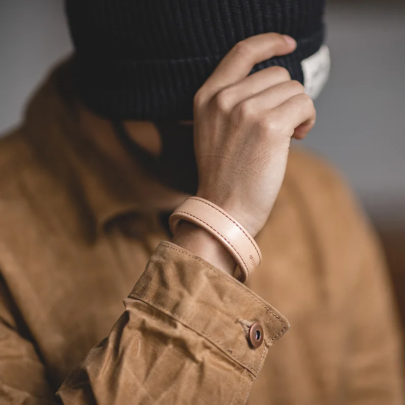 Maden Letter Leather Cuff Bracelets For Men Adjustable Handmade Wristband Khaki Bracelet Brown Print Indian Thunderbird Jewelry Maden Letter Leather Cuff Bracelets For Men Adjustable Handmade Wristband Khaki Bracelet Brown Print Indian Thunderbird Jewelry