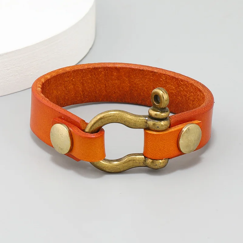 Jessingshow Punk Vintage Men Genuine Leather Bracelets Wide Black Brown Cuff Wrap Bracelet Bangles for Women Men Jewelry Gifts Jessingshow Punk Vintage Men Genuine Leather Bracelets Wide Black Brown Cuff Wrap Bracelet Bangles for Women Men Jewelry Gifts