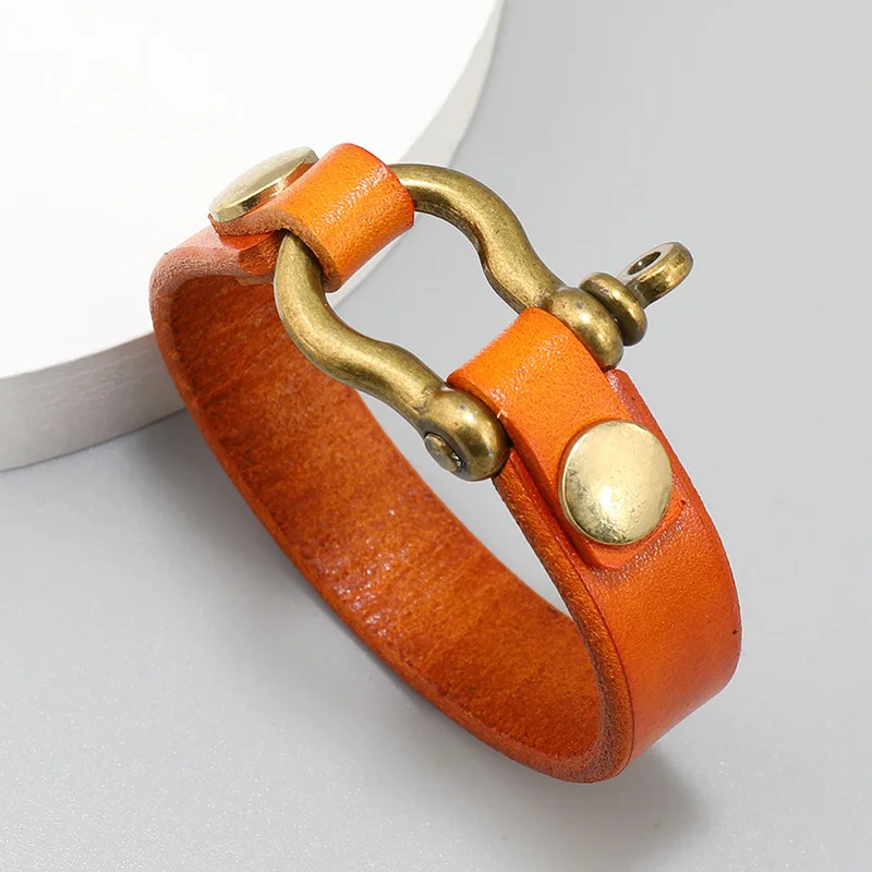 Jessingshow Punk Vintage Men Genuine Leather Bracelets Wide Black Brown Cuff Wrap Bracelet Bangles for Women Men Jewelry Gifts Jessingshow Punk Vintage Men Genuine Leather Bracelets Wide Black Brown Cuff Wrap Bracelet Bangles for Women Men Jewelry Gifts