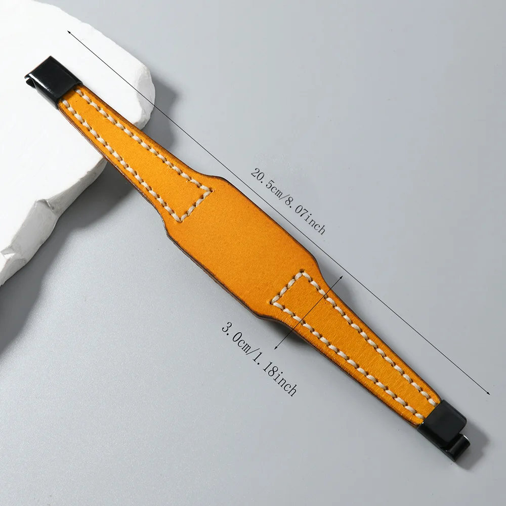 Hand Stitched Genuine Leather Bracelet Vintage Style Unisex Couple Cuff for Men and Women Hand Stitched Genuine Leather Bracelet Vintage Style Unisex Couple Cuff for Men and Women