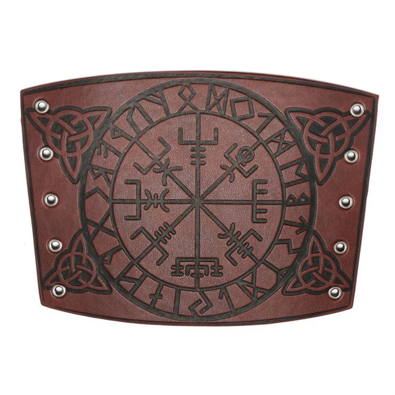 Fashion Punk Men Women Cosplay Wide Leather Bracelet Arm Armor Cuff Wrist Guard Viking Pattern Wide Bracelet Wristband Jewelry Fashion Punk Men Women Cosplay Wide Leather Bracelet Arm Armor Cuff Wrist Guard Viking Pattern Wide Bracelet Wristband Jewelry