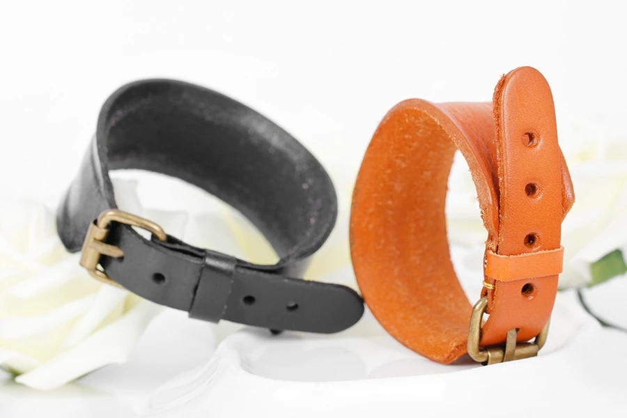 Punk Leather Bracelet for Men – Vintage Wrap in 3 Stylish Colors Punk Leather Bracelet for Men – Vintage Wrap in 3 Stylish Colors