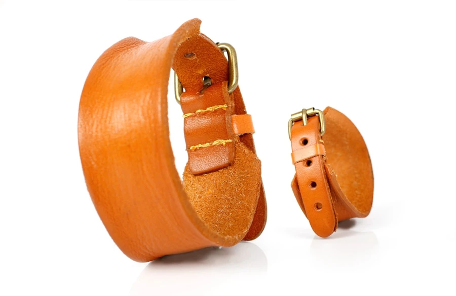 Punk Leather Bracelet for Men – Vintage Wrap in 3 Stylish Colors Punk Leather Bracelet for Men – Vintage Wrap in 3 Stylish Colors