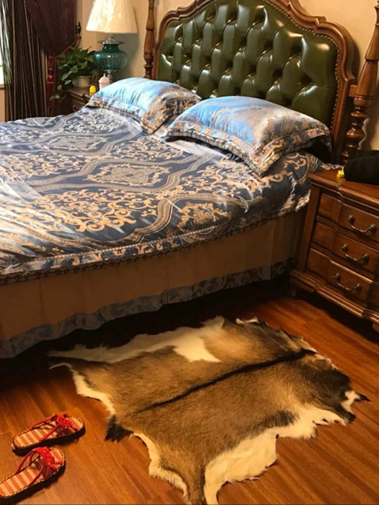 Whole Goatskin Tapestry Floor Mat Carpet, Scandinavian Simple Sofa Cushion, Chair Cushion, Natural Animal Skin, Photo Whole Goatskin Tapestry Floor Mat Carpet, Scandinavian Simple Sofa Cushion, Chair Cushion, Natural Animal Skin, Photo