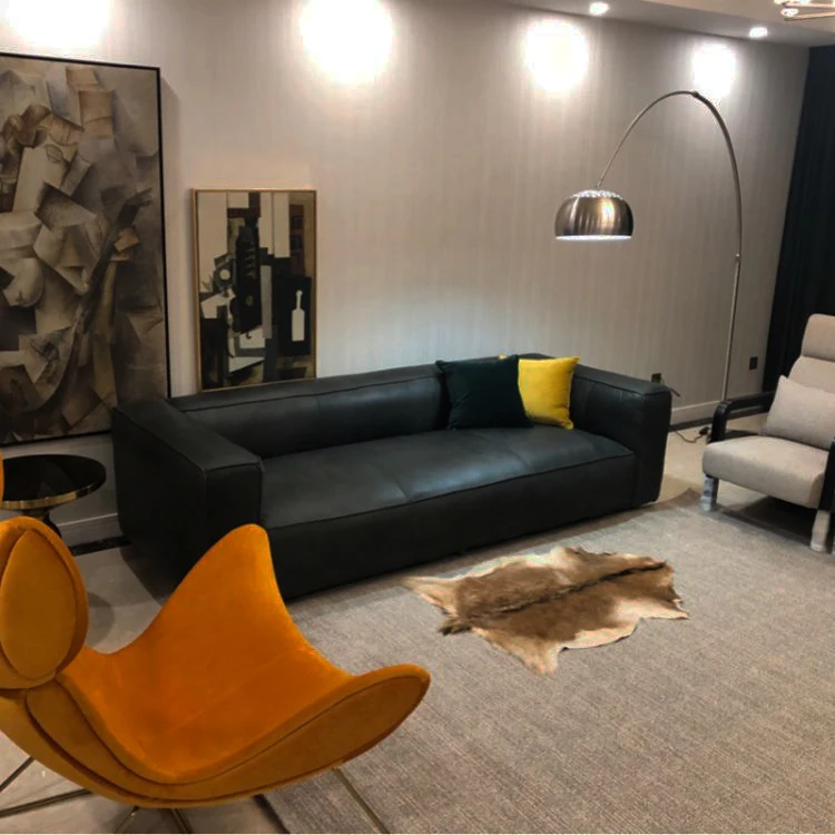 Whole Goatskin Tapestry Floor Mat Carpet, Scandinavian Simple Sofa Cushion, Chair Cushion, Natural Animal Skin, Photo