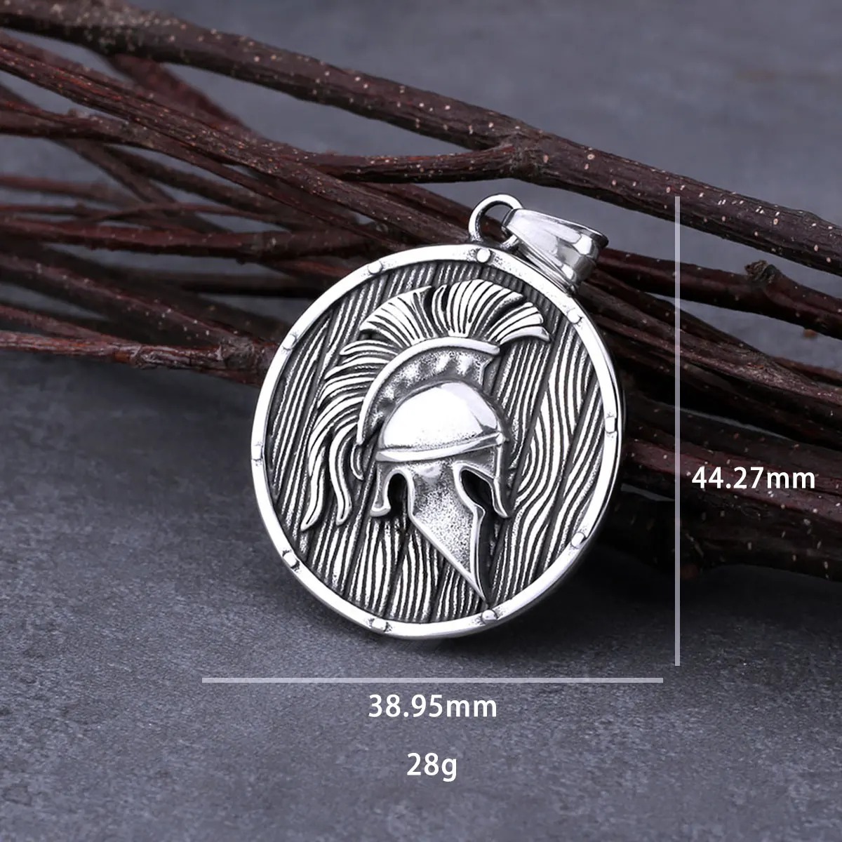Nordic Viking Spartan Warrior Helmet Necklace Men's Stainless Steel Vintage Hip Hop Amulet Pendant Necklace Fashion Punk Jewelry Nordic Viking Spartan Warrior Helmet Necklace Men's Stainless Steel Vintage Hip Hop Amulet Pendant Necklace Fashion Punk Jewelry