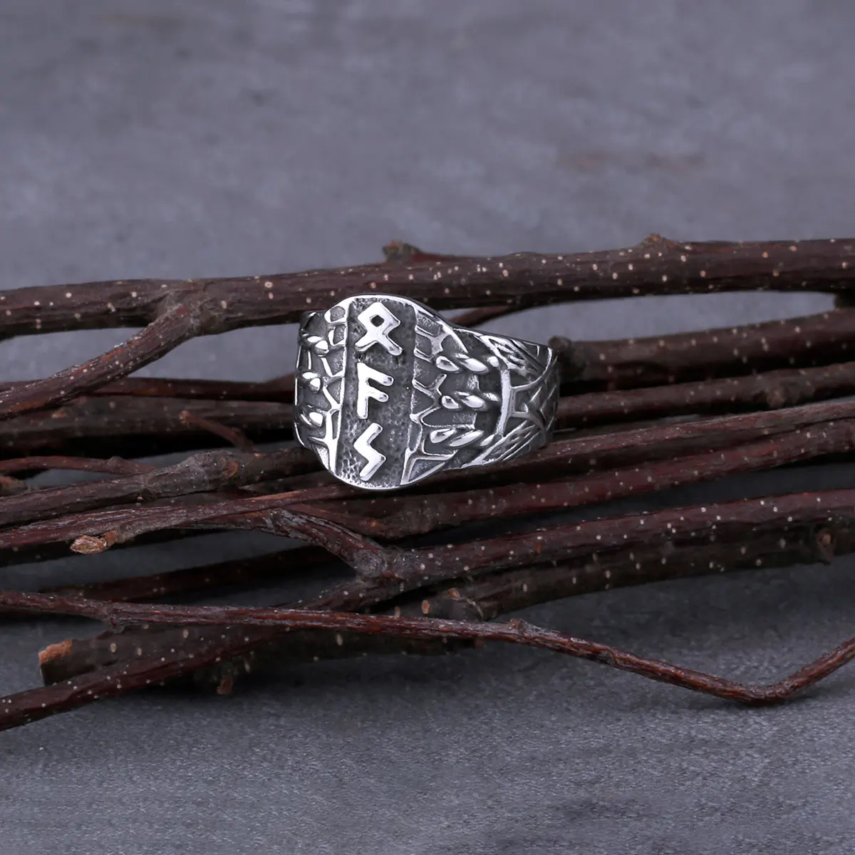 Stainless Steel Virgin Odin Rune Ring Men‘s Retro Nordic Totem Punk Celtic Knot Ring Hip Hop Biker Male Amulet Jewelry As A Gift Stainless Steel Virgin Odin Rune Ring Men‘s Retro Nordic Totem Punk Celtic Knot Ring Hip Hop Biker Male Amulet Jewelry As A Gift