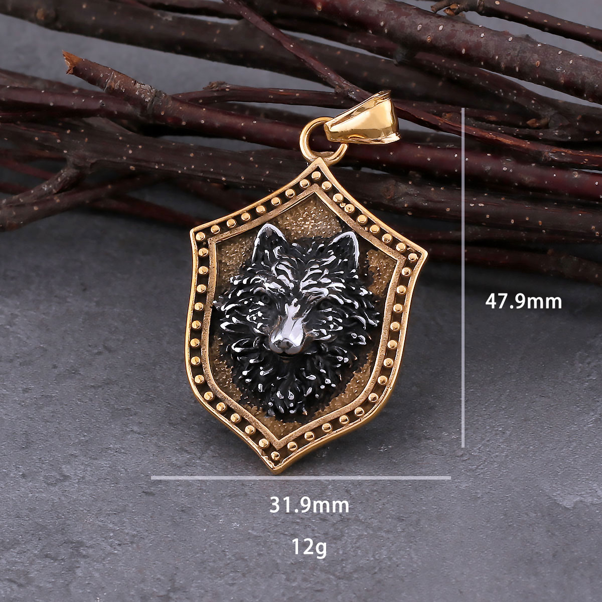 Fashion Vikings Wolf Head Amulet Necklace Men's Nordic Fox Animal Pendant Necklace Vintage Charm Stainless Steel Jewelry As Gift Fashion Vikings Wolf Head Amulet Necklace Men's Nordic Fox Animal Pendant Necklace Vintage Charm Stainless Steel Jewelry As Gift