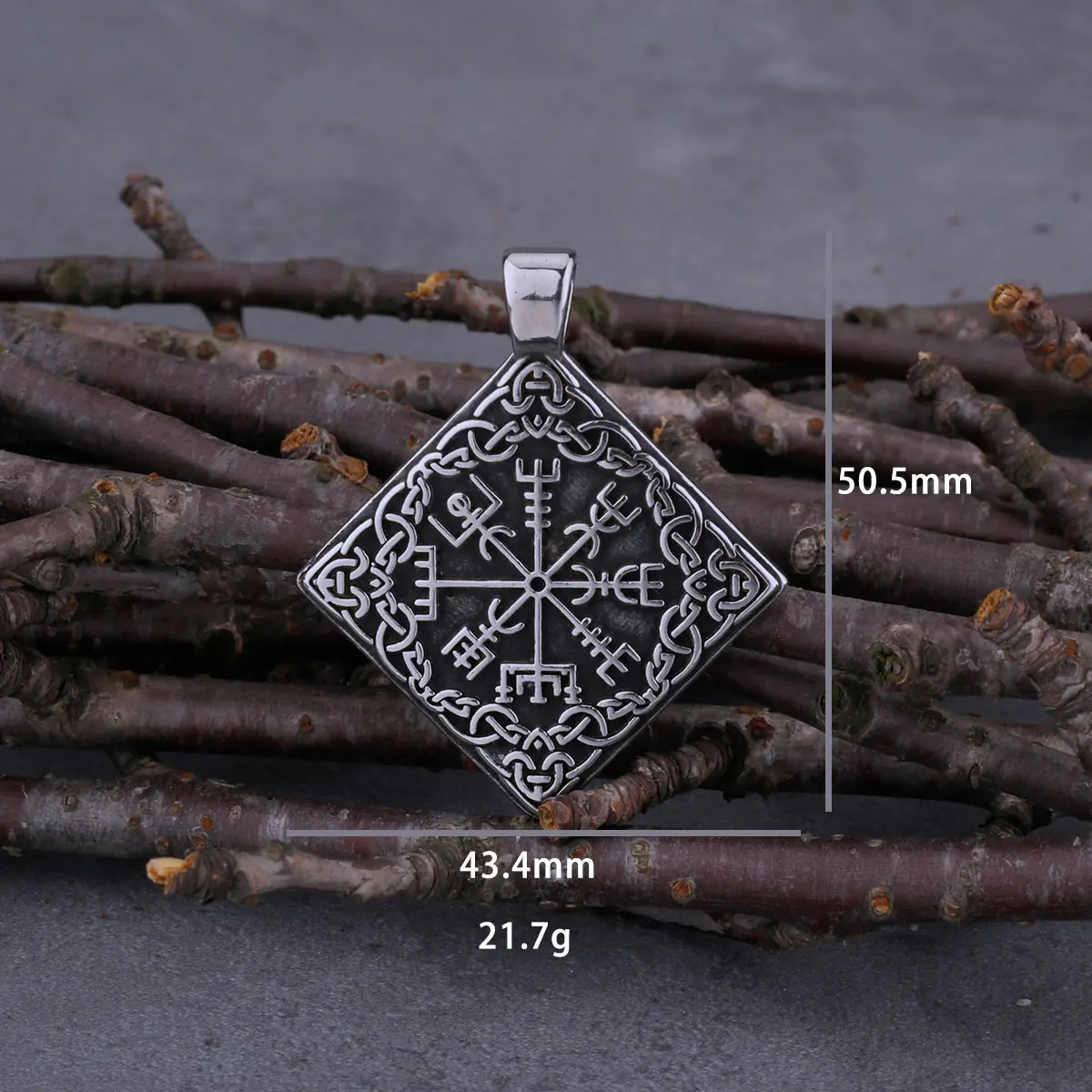 Stainless Steel Men’s Road Sign Compass Vegvisir Rune Necklace Odin Amulet Viking Hip Hop Vintage Pendant Jewelry Boyfriend Gift Stainless Steel Men's Road Sign Compass Vegvisir Rune Necklace Odin Amulet Viking Hip Hop Vintage Pendant Jewelry Boyfriend Gift