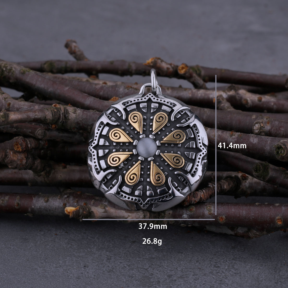 Fashion Vikings Vegvisir Rune Necklace Stainless Steel Men's Hip Hop Vintage Pendant Rock Party Nordic Jewelry As Gift Fashion Vikings Vegvisir Rune Necklace Stainless Steel Men's Hip Hop Vintage Pendant Rock Party Nordic Jewelry As Gift