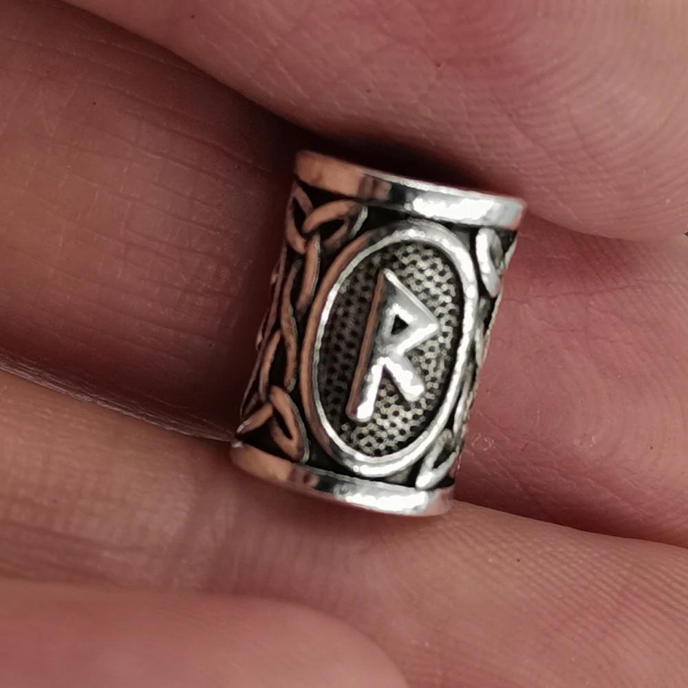 Hair Braid Beard Dreadlock Beads Rings Tube Viking Rune Charm Pendant for DIY Necklace Jewelry Making Hair Braid Beard Dreadlock Beads Rings Tube Viking Rune Charm Pendant for DIY Necklace Jewelry Making