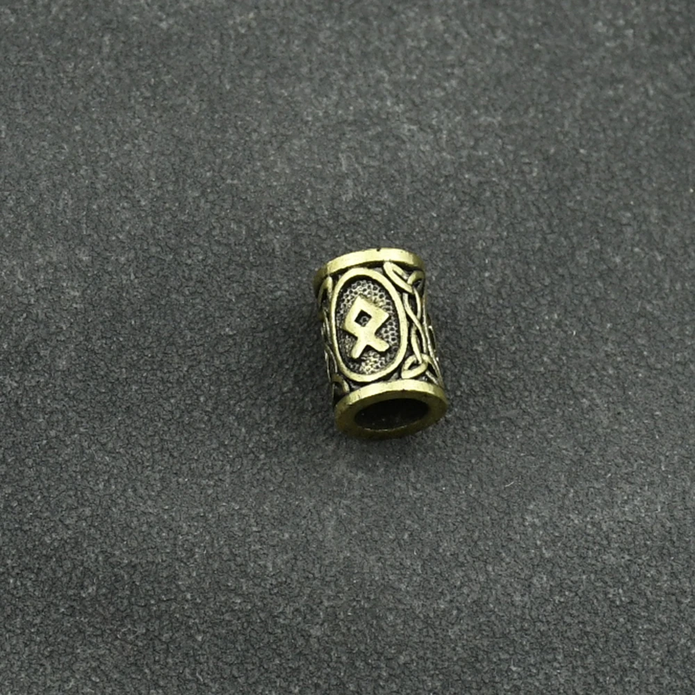 Hair Braid beard Dreadlock Beads rings tube Viking Rune Pattern Design for Hair Styling Accessories Hair Braid beard Dreadlock Beads rings tube Viking Rune Pattern Design for Hair Styling Accessories