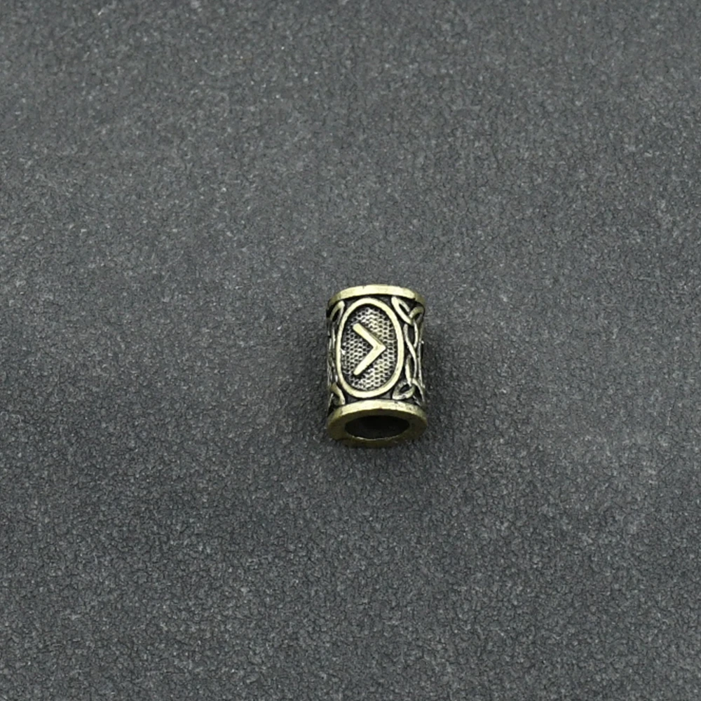Hair Braid beard Dreadlock Beads rings tube Viking Rune Pattern Design for Hair Styling Accessories Hair Braid beard Dreadlock Beads rings tube Viking Rune Pattern Design for Hair Styling Accessories