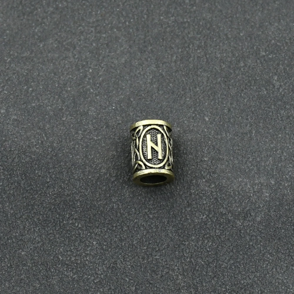 Hair Braid beard Dreadlock Beads rings tube Viking Rune Pattern Design for Hair Styling Accessories Hair Braid beard Dreadlock Beads rings tube Viking Rune Pattern Design for Hair Styling Accessories