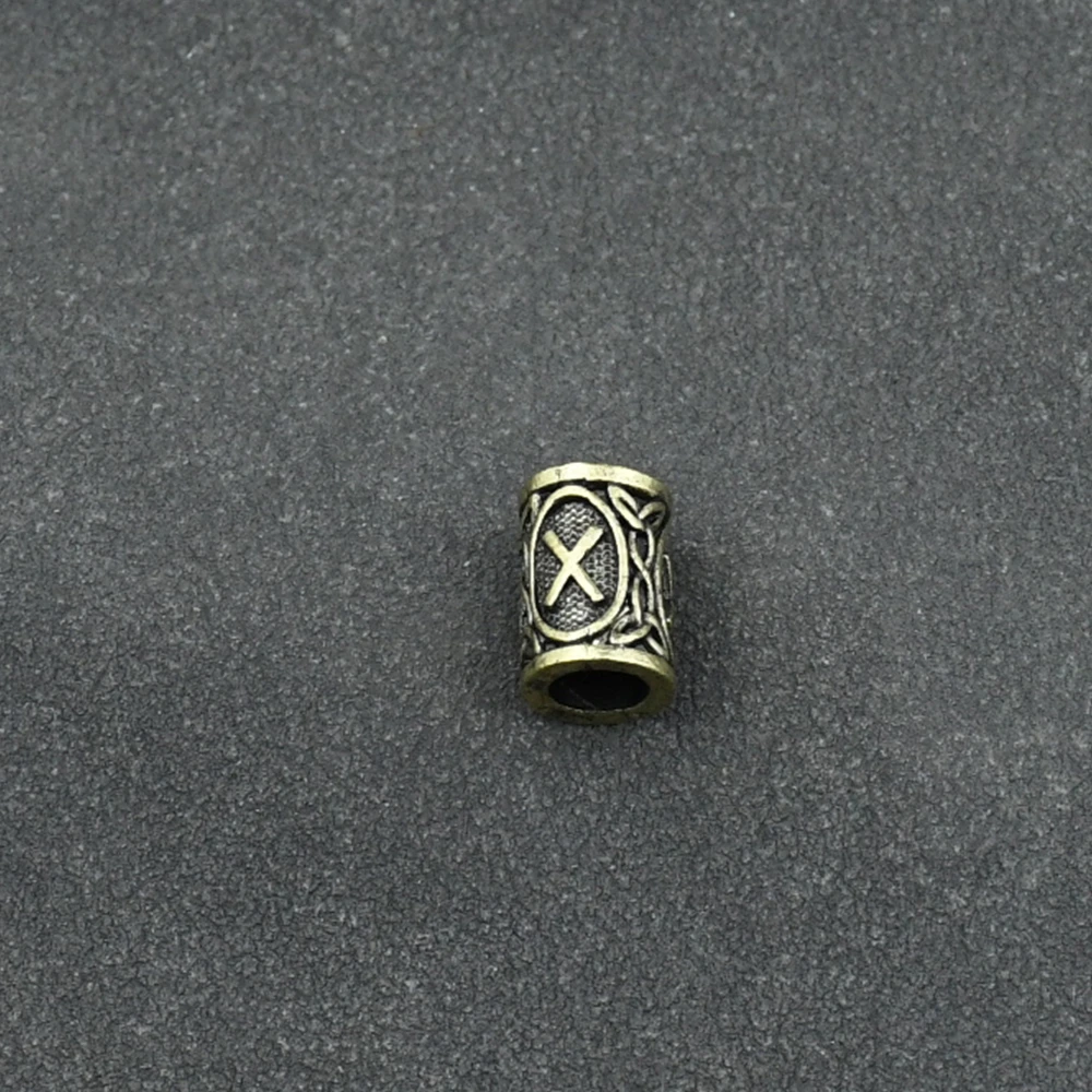 Hair Braid beard Dreadlock Beads rings tube Viking Rune Pattern Design for Hair Styling Accessories Hair Braid beard Dreadlock Beads rings tube Viking Rune Pattern Design for Hair Styling Accessories
