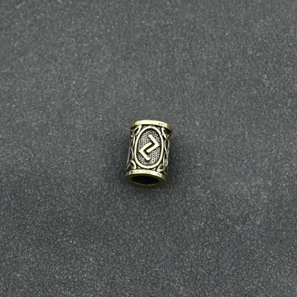 Hair Braid beard Dreadlock Beads rings tube Viking Rune Pattern Design for Hair Styling Accessories Hair Braid beard Dreadlock Beads rings tube Viking Rune Pattern Design for Hair Styling Accessories