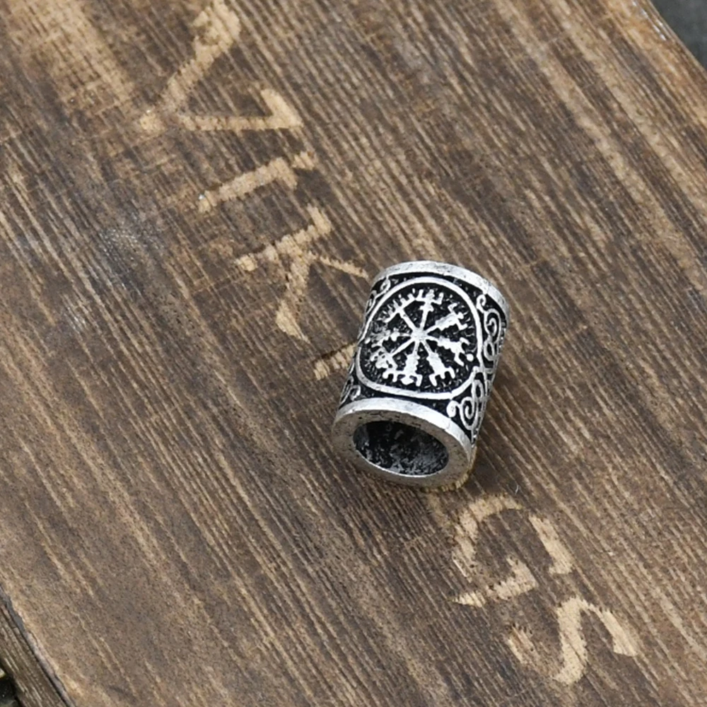 Hair Braid beard Dreadlock Beads rings tube Viking Rune Pattern Design for Hair Styling Accessories Hair Braid beard Dreadlock Beads rings tube Viking Rune Pattern Design for Hair Styling Accessories