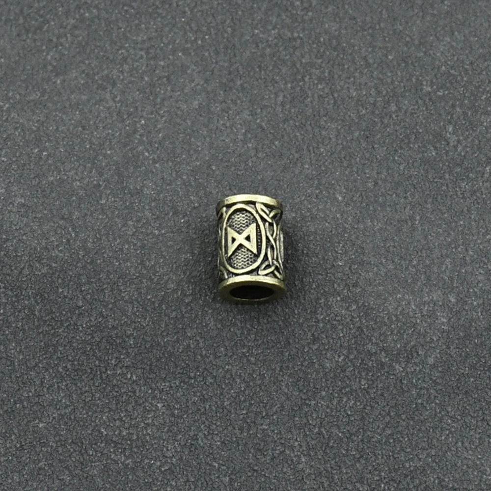 Hair Braid beard Dreadlock Beads rings tube Viking Rune Pattern Design for Hair Styling Accessories Hair Braid beard Dreadlock Beads rings tube Viking Rune Pattern Design for Hair Styling Accessories