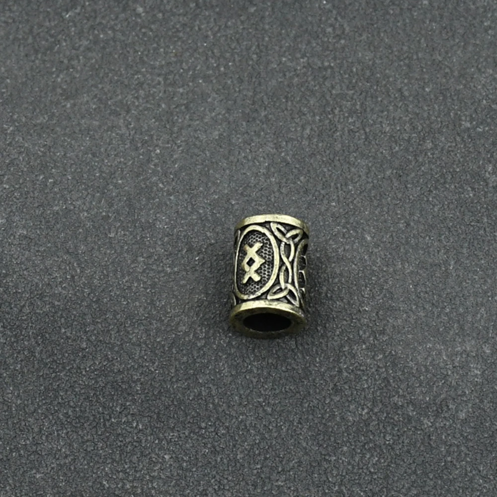Hair Braid beard Dreadlock Beads rings tube Viking Rune Pattern Design for Hair Styling Accessories Hair Braid beard Dreadlock Beads rings tube Viking Rune Pattern Design for Hair Styling Accessories
