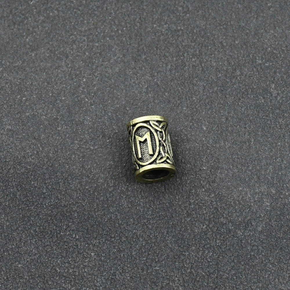 Hair Braid beard Dreadlock Beads rings tube Viking Rune Pattern Design for Hair Styling Accessories Hair Braid beard Dreadlock Beads rings tube Viking Rune Pattern Design for Hair Styling Accessories