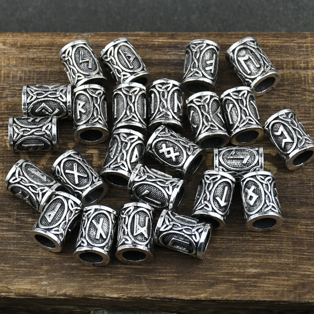 Angel's Sword Beard Bead Viking Rune Hair Beard Valknut Vegvisir Compass snowflake Trinity Charms for Beards Rune Bracelet DIY Angel's Sword Beard Bead Viking Rune Hair Beard Valknut Vegvisir Compass snowflake Trinity Charms for Beards Rune Bracelet DIY