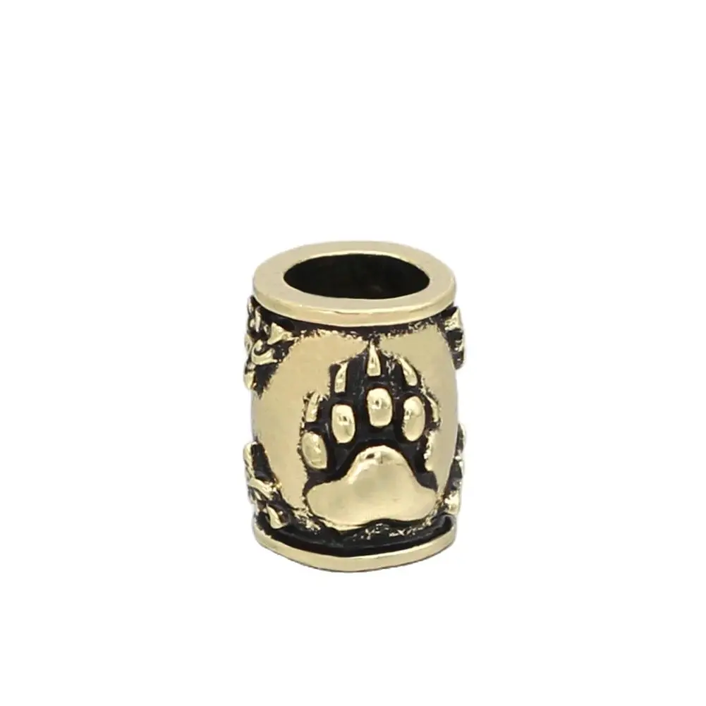 Viking Runes Bear paw Beads Charms TIWAZ TYR Sol Odal Futhark Rune Pendant for Hair Bead Bread Ring Viking Jewelry Finding Viking Runes Bear paw Beads Charms TIWAZ TYR Sol Odal Futhark Rune Pendant for Hair Bead Bread Ring Viking Jewelry Finding