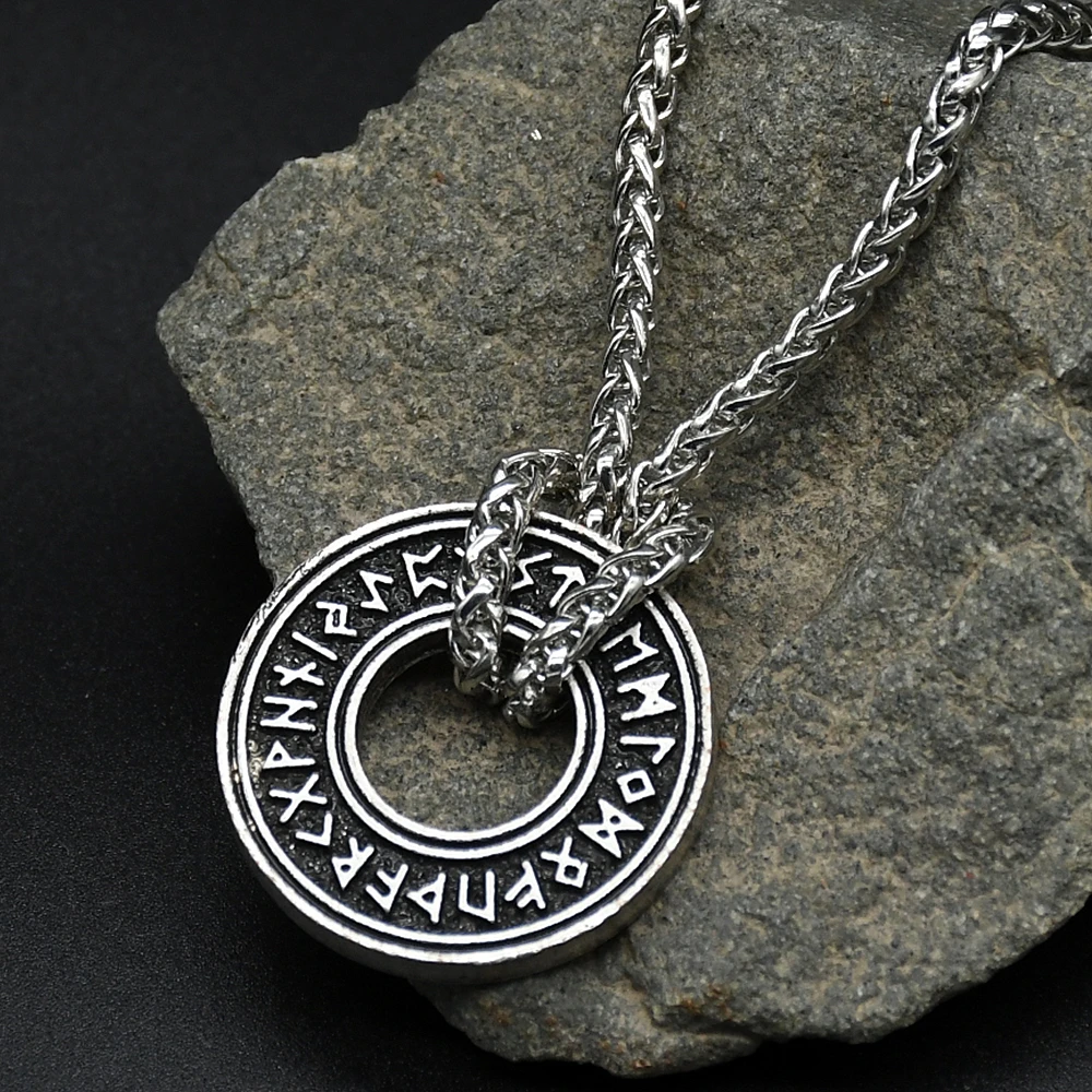 Dropshipping Slavic Norway Valknut with the Elder Futhark Runes Pagan Amulet Pendant Men Necklace Scandinavian Viking Jewelry Dropshipping Slavic Norway Valknut with the Elder Futhark Runes Pagan Amulet Pendant Men Necklace Scandinavian Viking Jewelry