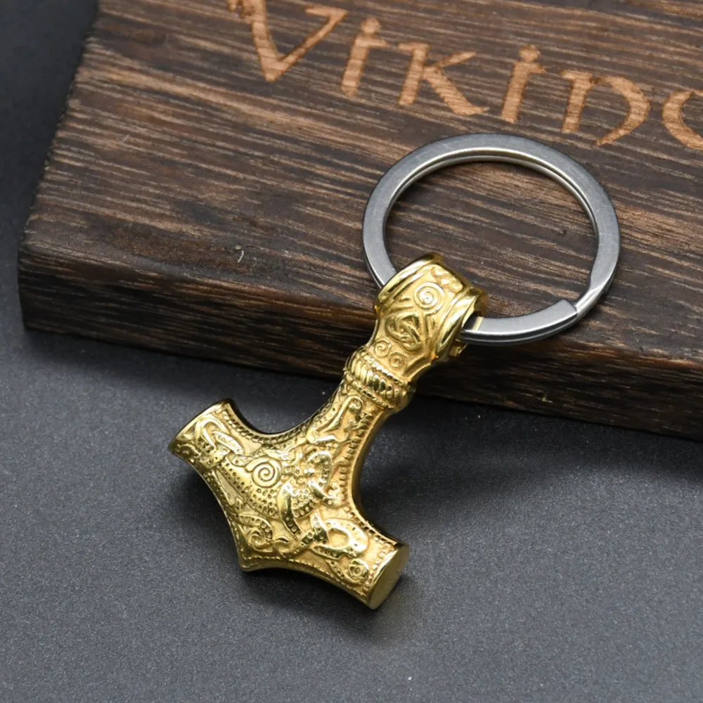 Norse Vikings Thor’s Hammer Mjolnir Scandinavian Rune Amulet Keychain Stainless Steel Vegvisir Anchor Pendant Male Jewelry Norse Vikings Thor's Hammer Mjolnir Scandinavian Rune Amulet Keychain Stainless Steel Vegvisir Anchor Pendant Male Jewelry