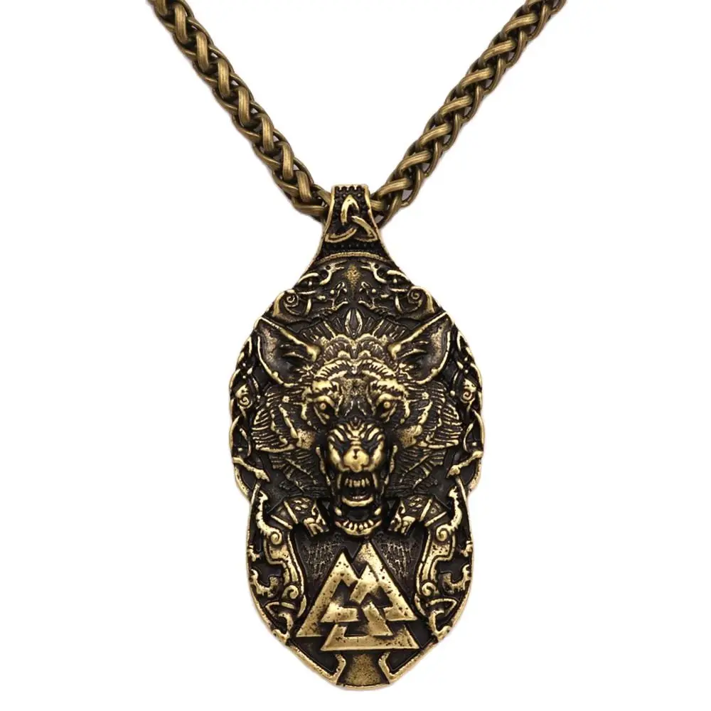 Wolf Paw Triskelion Triskele Valknut Symbol Amulet Viking odin wolf head Necklace Men Wolf Protect Me Talisman Jewelry Wolf Paw Triskelion Triskele Valknut Symbol Amulet Viking odin wolf head Necklace Men Wolf Protect Me Talisman Jewelry
