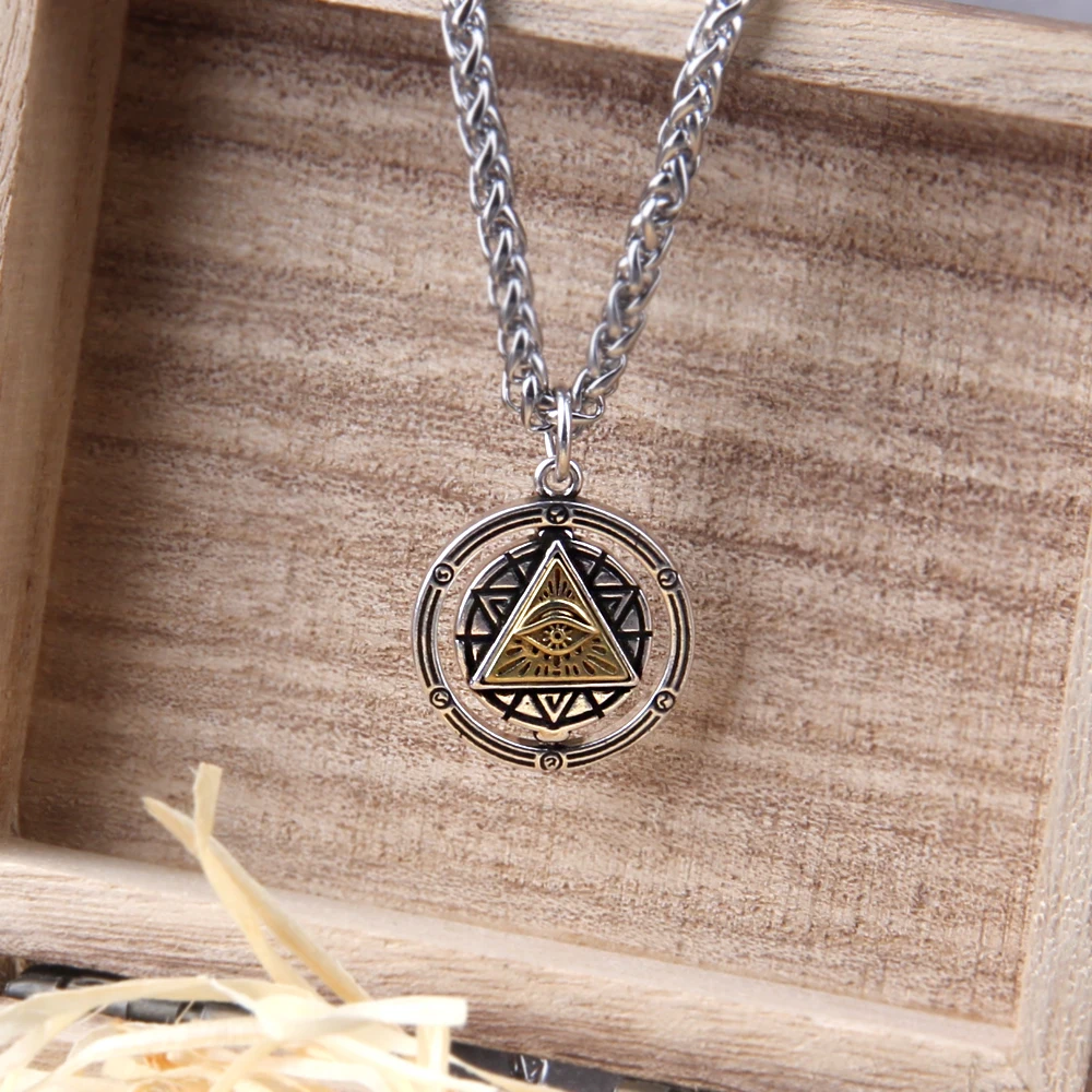 Eye of Horus Necklace Evil Eye Pendant Ancient Egypt Protection Necklace Jewelry Gift Men and Women Amulets with wood box Eye of Horus Necklace Evil Eye Pendant Ancient Egypt Protection Necklace Jewelry Gift Men and Women Amulets with wood box