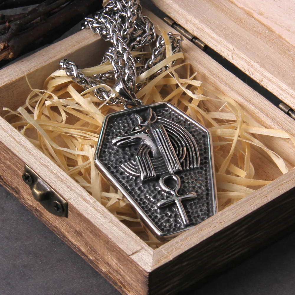 Never Fade Egyptian God Talisman Pendant Men Women Necklace Egypt God of Magic Wisdom Thoth Ibis-head Amulet Jewelry Gifts Never Fade Egyptian God Talisman Pendant Men Women Necklace Egypt God of Magic Wisdom Thoth Ibis-head Amulet Jewelry Gifts