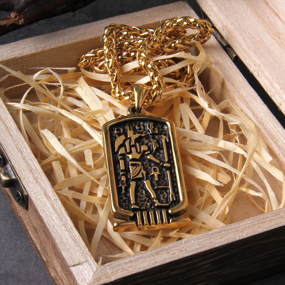 Never Fade Egyptian God Talisman Pendant Men Women Necklace Egypt God of Magic Wisdom Thoth Ibis-head Amulet Jewelry Gifts Never Fade Egyptian God Talisman Pendant Men Women Necklace Egypt God of Magic Wisdom Thoth Ibis-head Amulet Jewelry Gifts