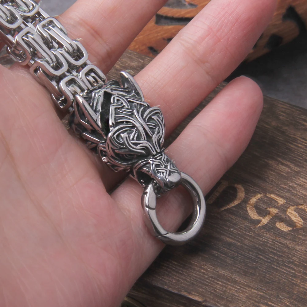 Celtic Wolf Necklaces Viking Vegvisir Amulet Hammer Pendant Norse Runes Anchor Stainless Steel King Chain Jewelry Celtic Wolf Necklaces Viking Vegvisir Amulet Hammer Pendant Norse Runes Anchor Stainless Steel King Chain Jewelry