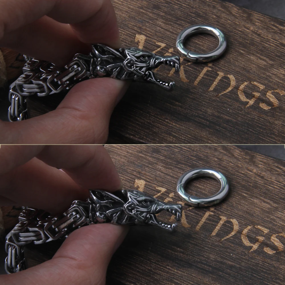 Celtic Wolf Necklaces Viking Vegvisir Amulet Hammer Pendant Norse Runes Anchor Stainless Steel King Chain Jewelry Celtic Wolf Necklaces Viking Vegvisir Amulet Hammer Pendant Norse Runes Anchor Stainless Steel King Chain Jewelry