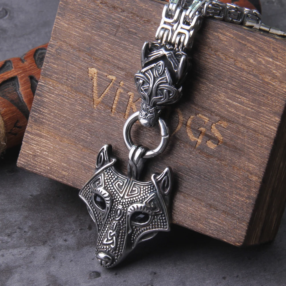 Celtic Wolf Necklaces Viking Vegvisir Amulet Hammer Pendant Norse Runes Anchor Stainless Steel King Chain Jewelry Celtic Wolf Necklaces Viking Vegvisir Amulet Hammer Pendant Norse Runes Anchor Stainless Steel King Chain Jewelry