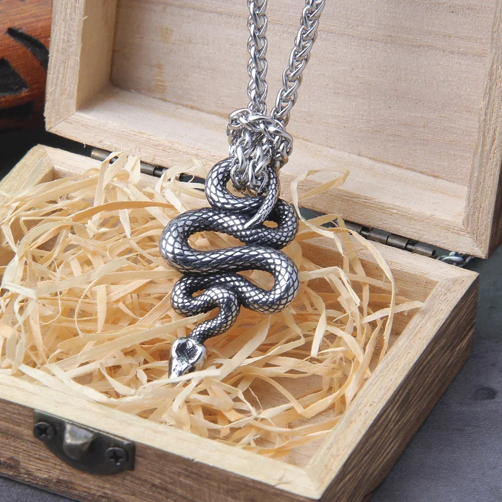 Viper School Snake Necklace for Women, Serpent Pendant, Amulet, Magic, Gothic, Pagan Jewelry Viper School Snake Necklace for Women, Serpent Pendant, Amulet, Magic, Gothic, Pagan Jewelry