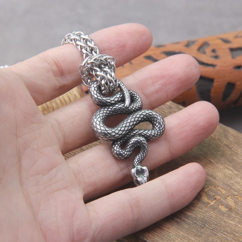 Viper School Snake Necklace for Women, Serpent Pendant, Amulet, Magic, Gothic, Pagan Jewelry Viper School Snake Necklace for Women, Serpent Pendant, Amulet, Magic, Gothic, Pagan Jewelry